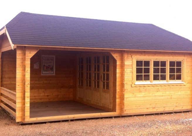 Klant afbeelding: Tuinhuis model Wolfskappe-50 B