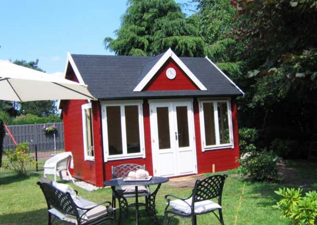 Klant afbeelding: Tuinhuis model Clockhouse-28