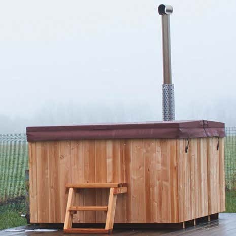 Klant afbeelding: Hot tub - Badkuip met sanitair acryl inzetstuk - Quattro