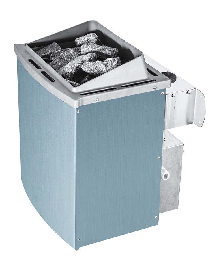 Karibu 9 KW saunakachel met geïntegreerde besturingseenheid