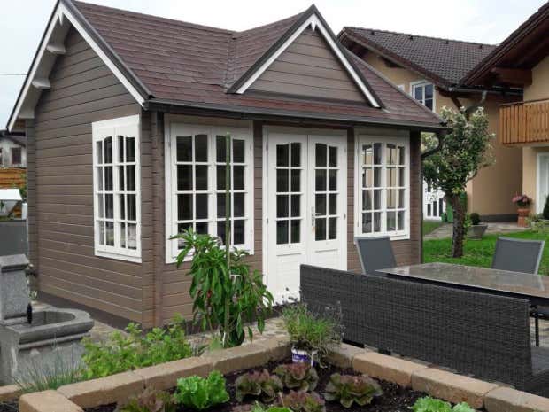 Klant afbeelding: Tuinhuis CLOCKHOUSE® 44 Royal ISO