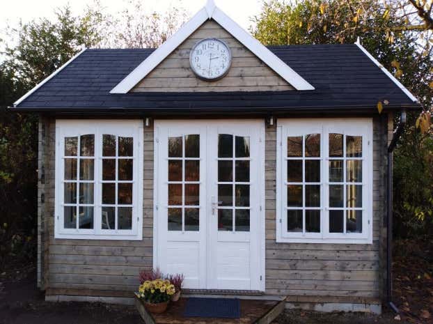Klant afbeelding: Tuinhuis CLOCKHOUSE® 44 Royal ISO