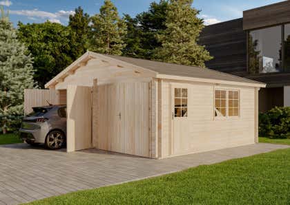 Dubbele garage Alpholz model D
