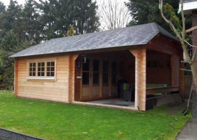 Klant afbeelding: Tuinhuis model Wolfskappe-50 B