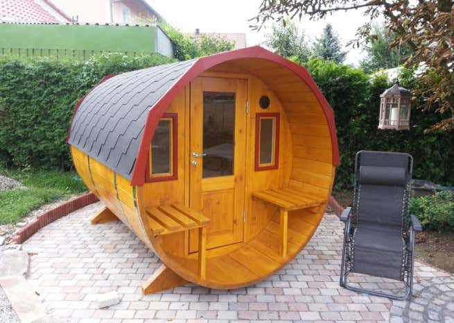 Klant afbeelding: FinnTherm Barrelsauna Max