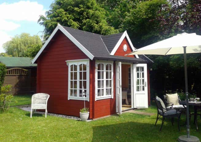 Klant afbeelding: Tuinhuis model Clockhouse-28