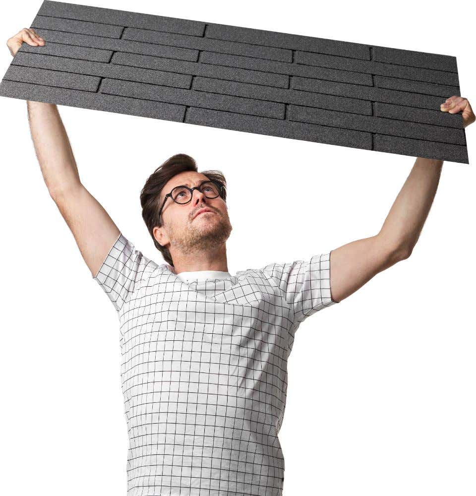 Dakshingles zwart 6 m²