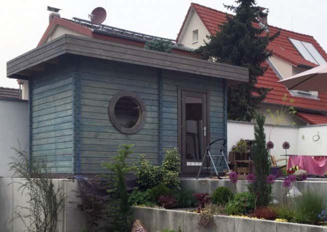 Klant afbeelding: Saunahuis Cubus-70 C