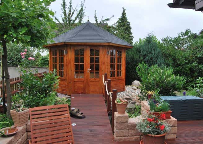 Klant afbeelding: Palmako Tuinpaviljoen Veronica-2 6,7 m²