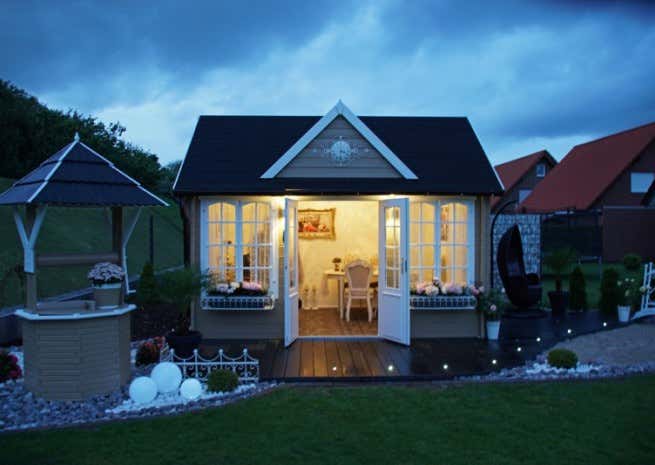 Klant afbeelding: Tuinhuis model Clockhouse-28