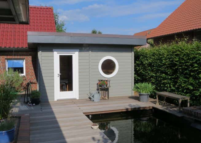 Klant afbeelding: Saunahuis Cubus-70 C