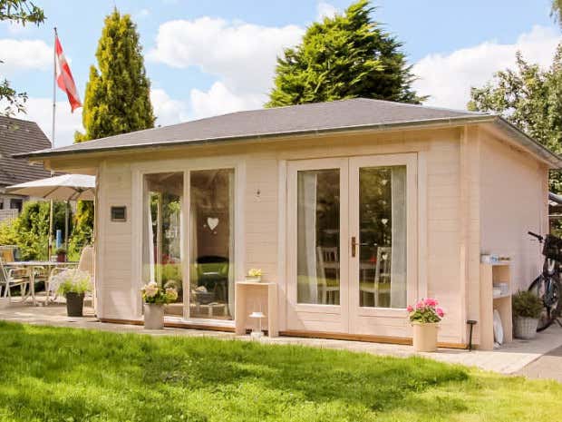 Klant afbeelding: 5-hoekig Tuinhuis Julia-40 ISO