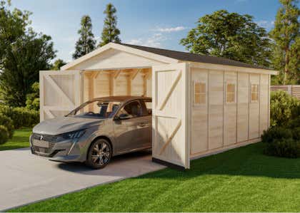Alpholz enkele garage Skagen S