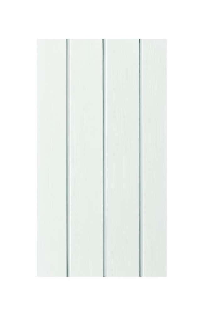 Wit geschilderd wandpaneel - 15 m2