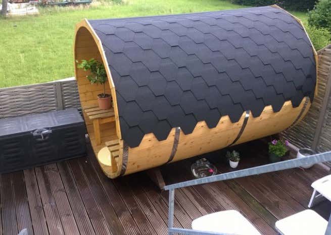 Klant afbeelding: FinnTherm Barrelsauna Sam